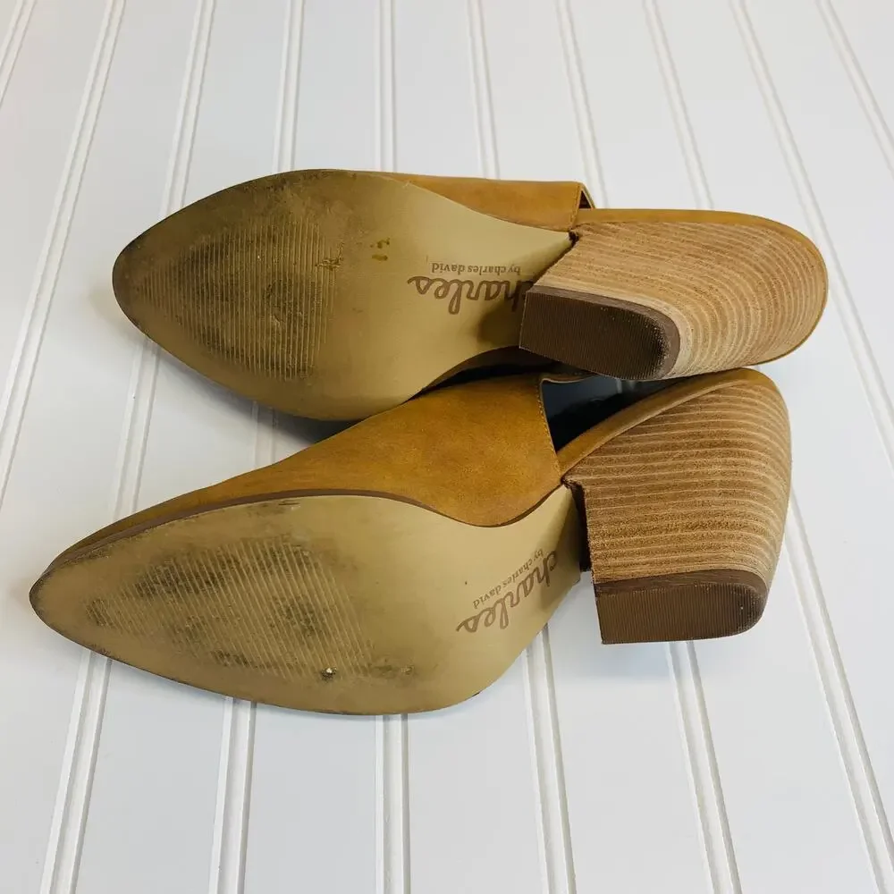 Charles by Charles David Brown Tan Bootie Sz 8.5 - Picture 7 of 10
